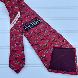 Salvatore Ferragamo Silk Tie Animal Print